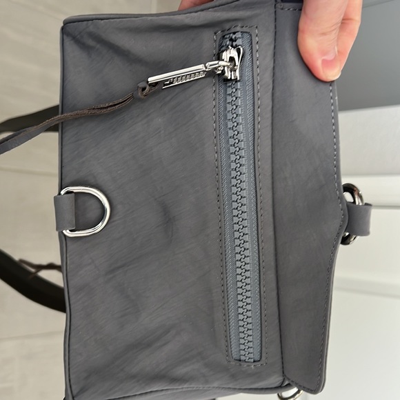 New without tags Rebecca Minkoff gray nylon crossbody bag with silver hardware. - Picture 8 of 9